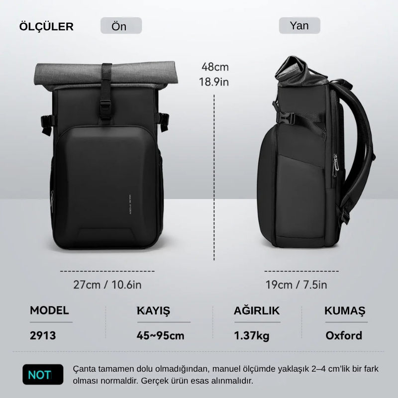 Aspect: Büyük Kapasiteli Kamera Sırt Çantası