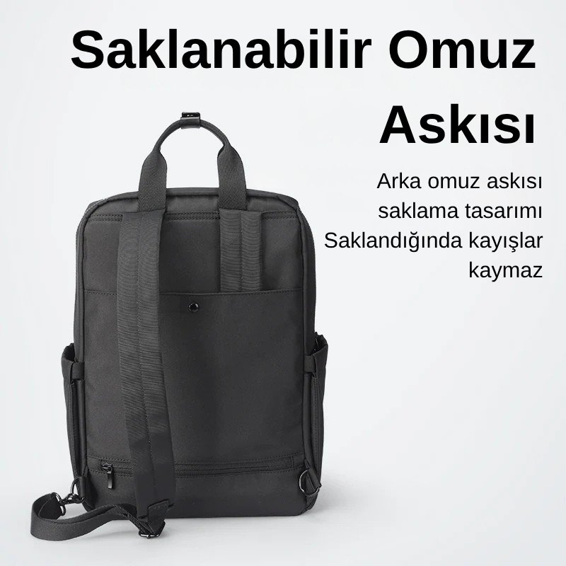 BreezePack: Hafif ve Kolay Taşınabilir Omuz Askılı Outdoor Sırt Çantası