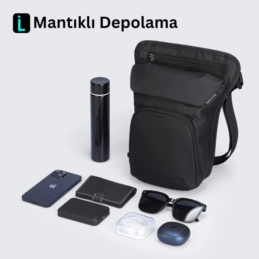 Toolkits: Suya Dayanıklı Çizilmez Çok Fonksiyonlu Ayarlanabilir Modlu Çapraz Çanta