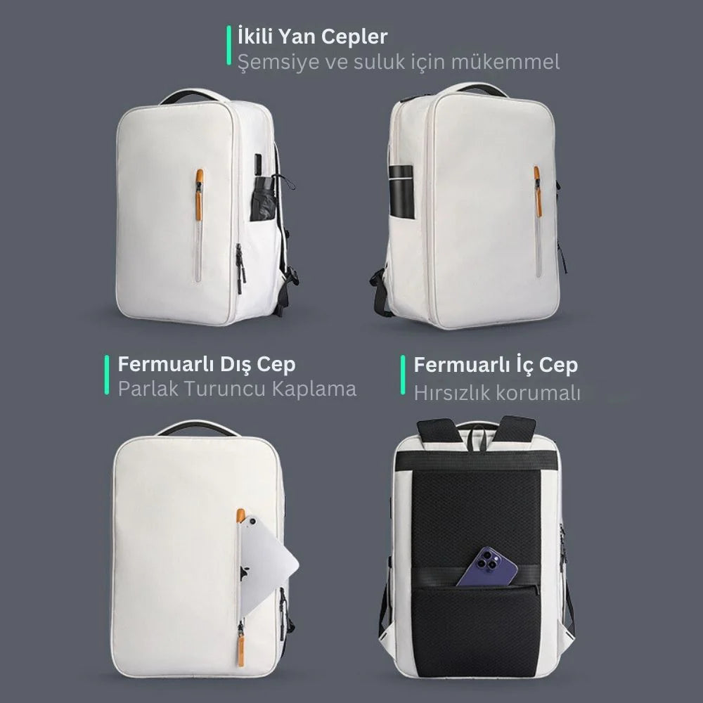 Urbanity II: Şık Sırt Çantası Geniş Bölmeli Dayanıklı Tasarım
