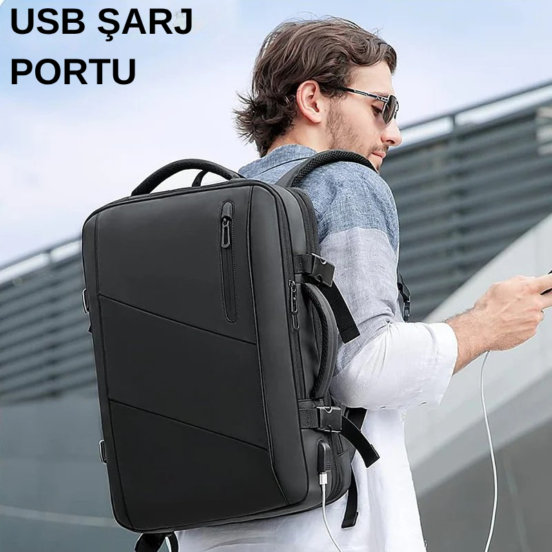 CommutePro: Günlük Kullanım İçin Genişletilebilir ve Fonksiyonel Sırt Çantası