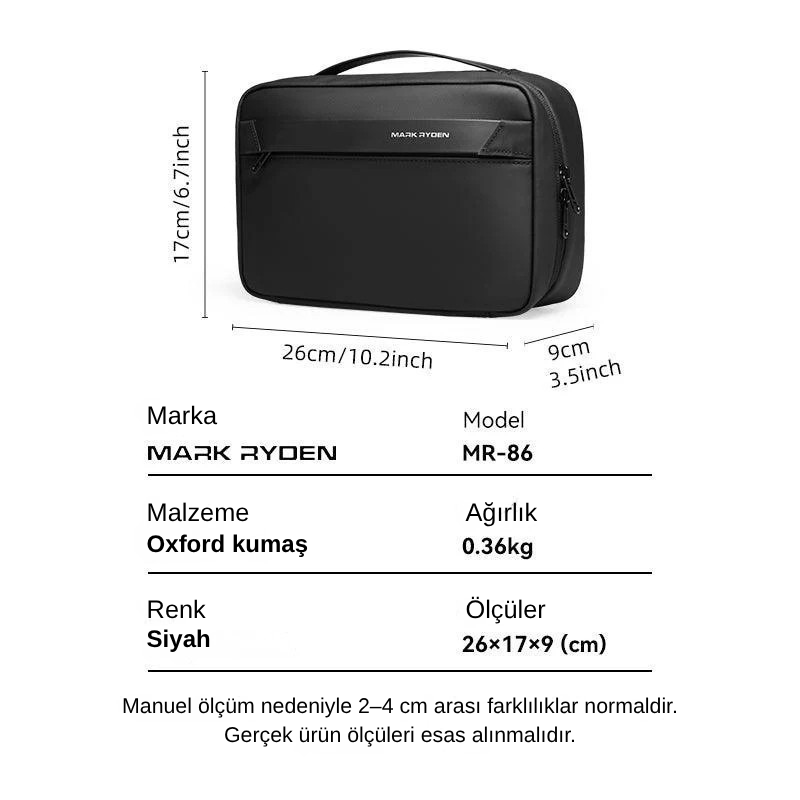Compact: Büyük Kapasiteli Çok Katlı Düzenli Kişisel Bakım Çantası