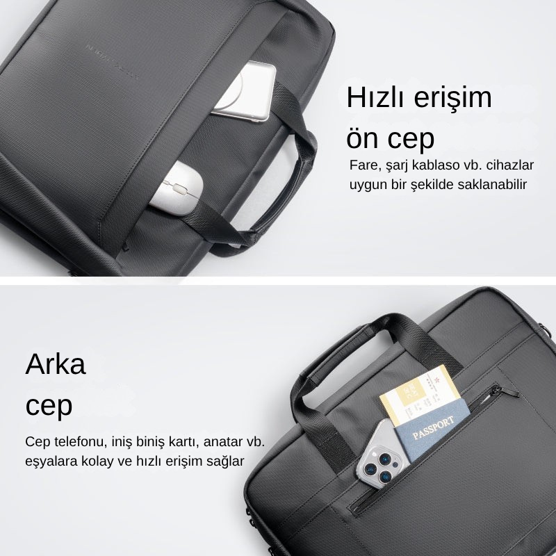 Classic V: Şehir Yolculukları İçin Ultra Hafif Suya Dayanıklı Evrak Çantası
