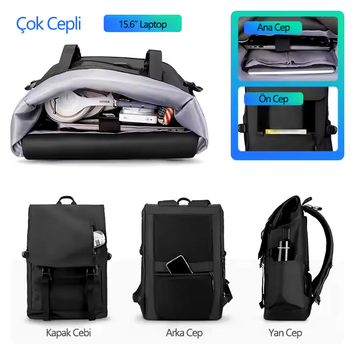 Balo: Çok Bölmeli Çok Fonksiyonlu Genişleyen Sırt Çantası