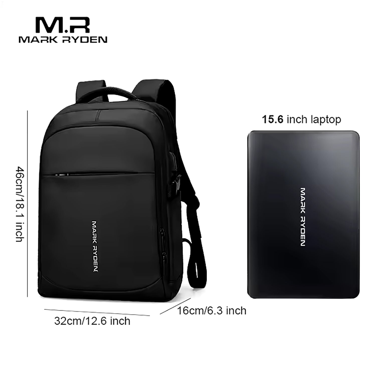 CASIO II-Supreme: USB Şarjlı İş / Seyahat / Günlük Kullanım Sırt Çantası