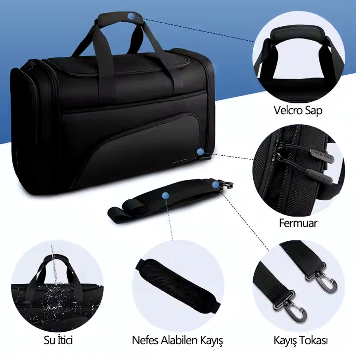 Deformable I: Büyük Kapasiteli Seyahat ve Spor Çantası