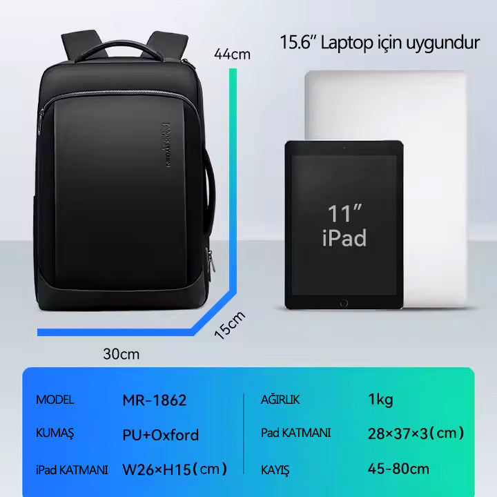 Detachable: Hafif Trend İş Sırt Çantası