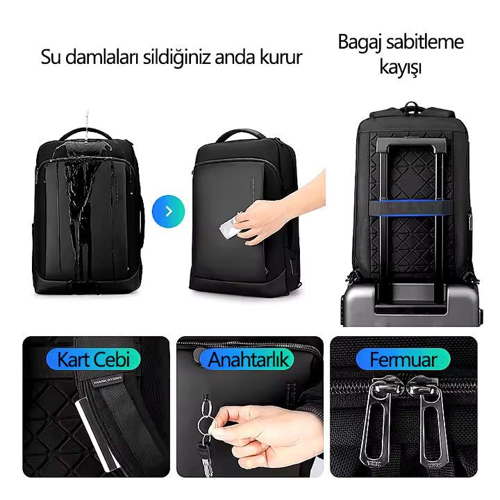 Detachable: Hafif Trend İş Sırt Çantası