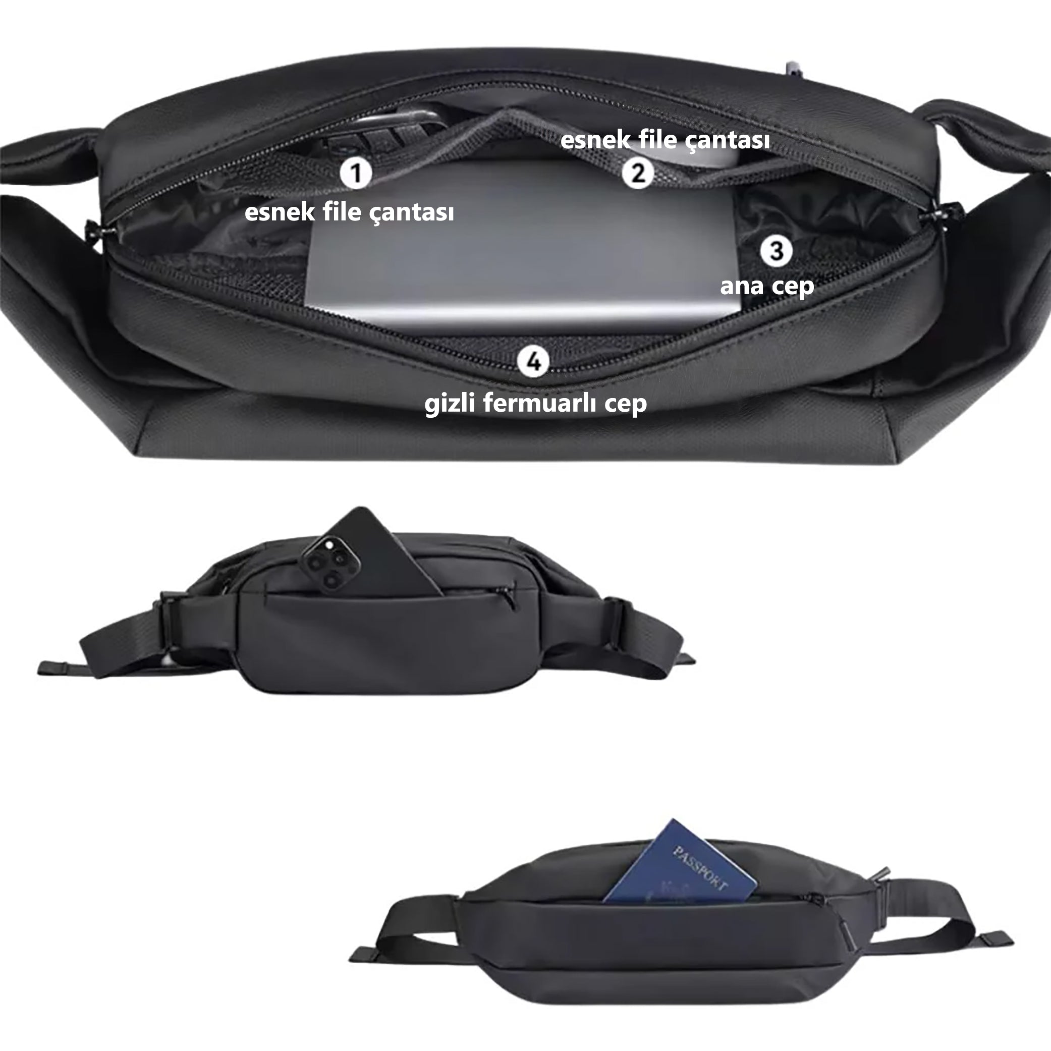 EasyGlide: Hafif Seyahat İçin Çapraz Çanta