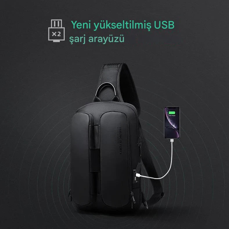 Double: Premium Kaliteli İkili Taşınabilir Çapraz Çanta