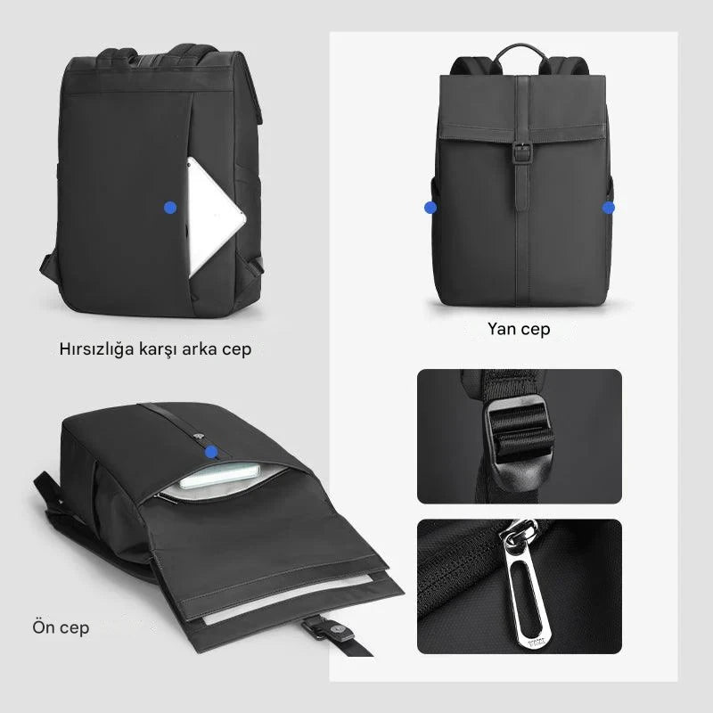 Commuting: Profesyonel Şık ve Hafif Günlük Sırt Çantası