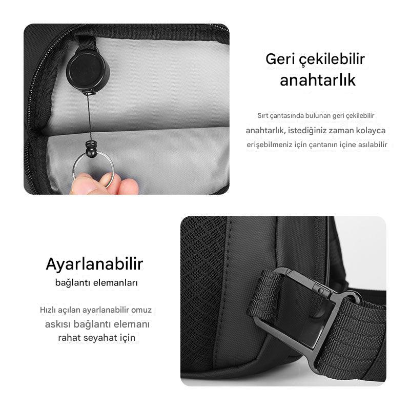 Colonne: Yüksek Kapasiteli Şehir İçi Günlük Kullanım Çapraz Çanta