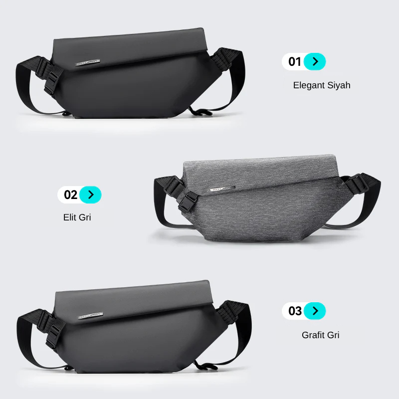 Casual II: Suya Dayanıklı Çizilmez ve Şık Omuz Çantası