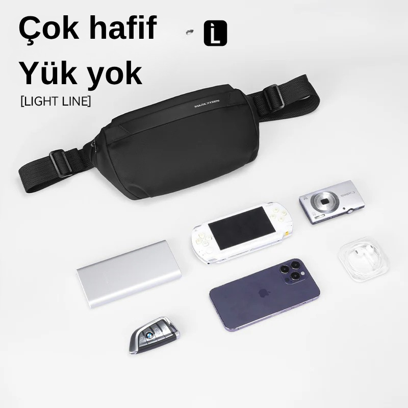 EasePack Sling: Günlük Seyahat Rahat Kullanım İçin Deri Çapraz Çanta