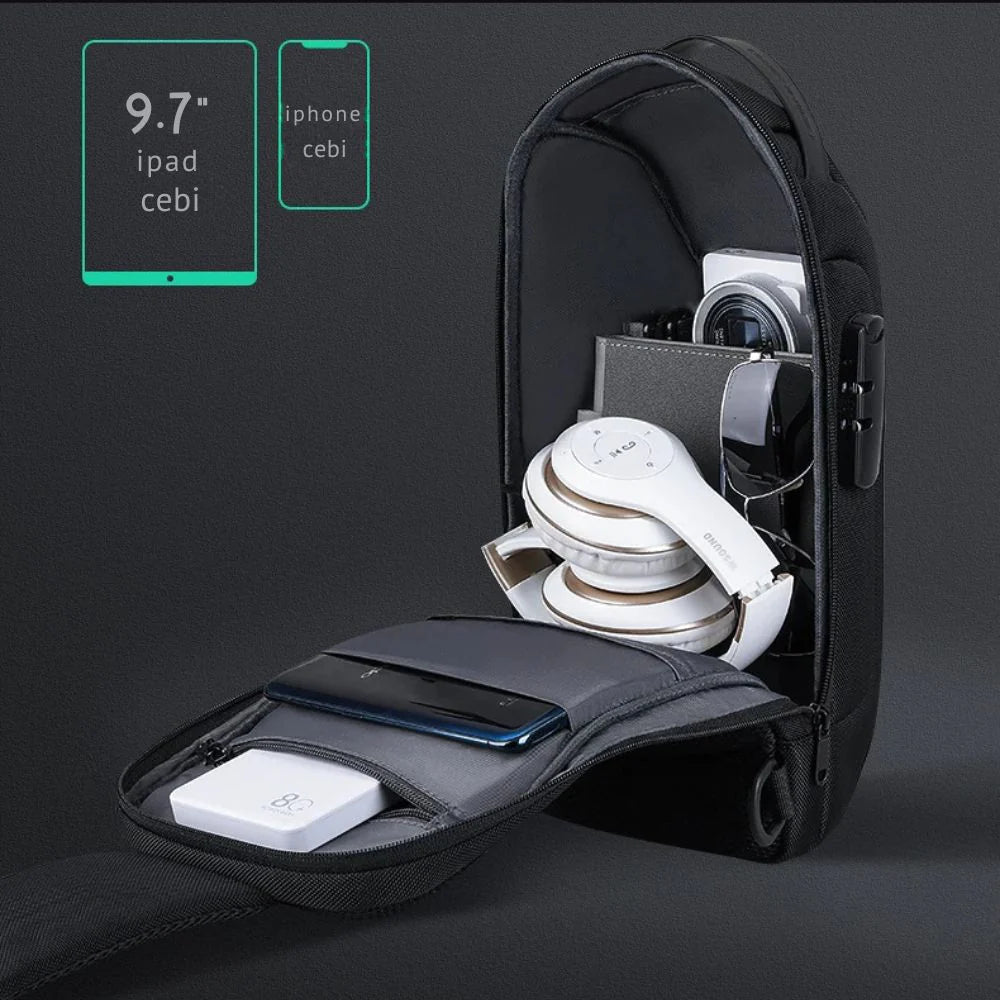 Odyssey Mini: İş ve Günlük Anti Hırsızlık Kilitli Suya Dayanıklı Çapraz Çanta