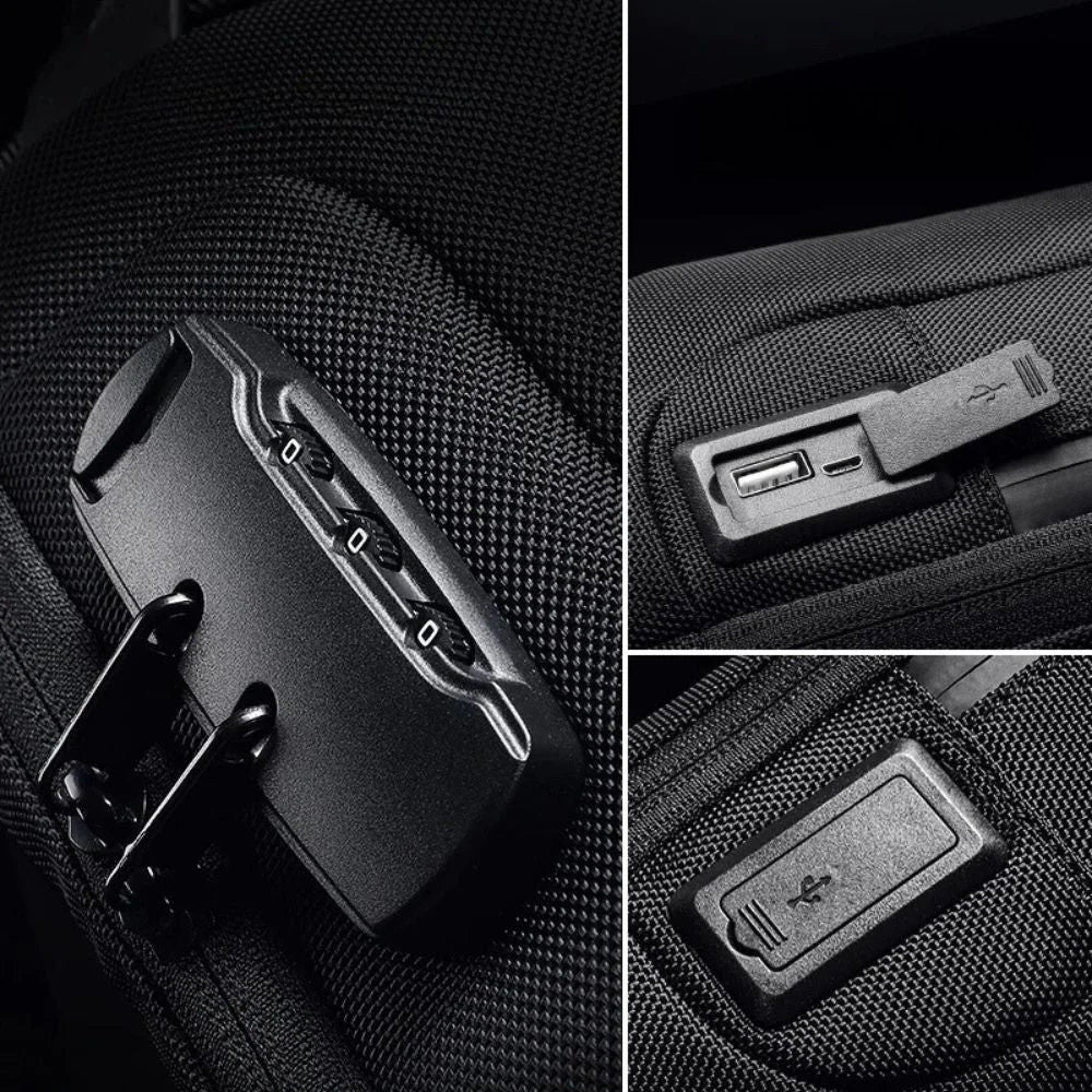 Odyssey Mini: İş ve Günlük Anti Hırsızlık Kilitli Suya Dayanıklı Çapraz Çanta