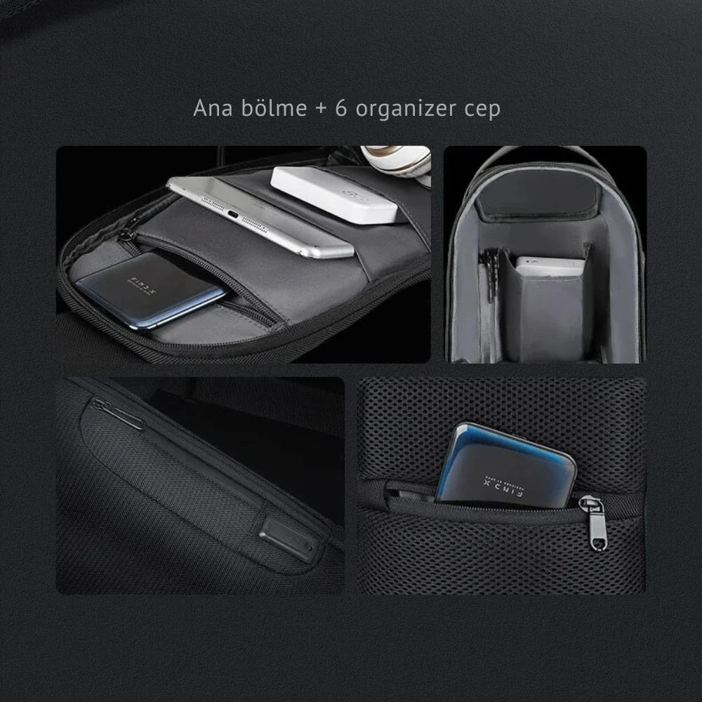 Odyssey Mini: İş ve Günlük Anti Hırsızlık Kilitli Suya Dayanıklı Çapraz Çanta