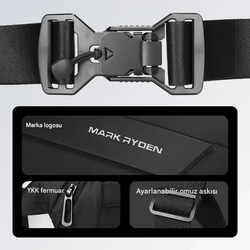 EasePack Sling: Günlük Seyahat Rahat Kullanım İçin Deri Çapraz Çanta