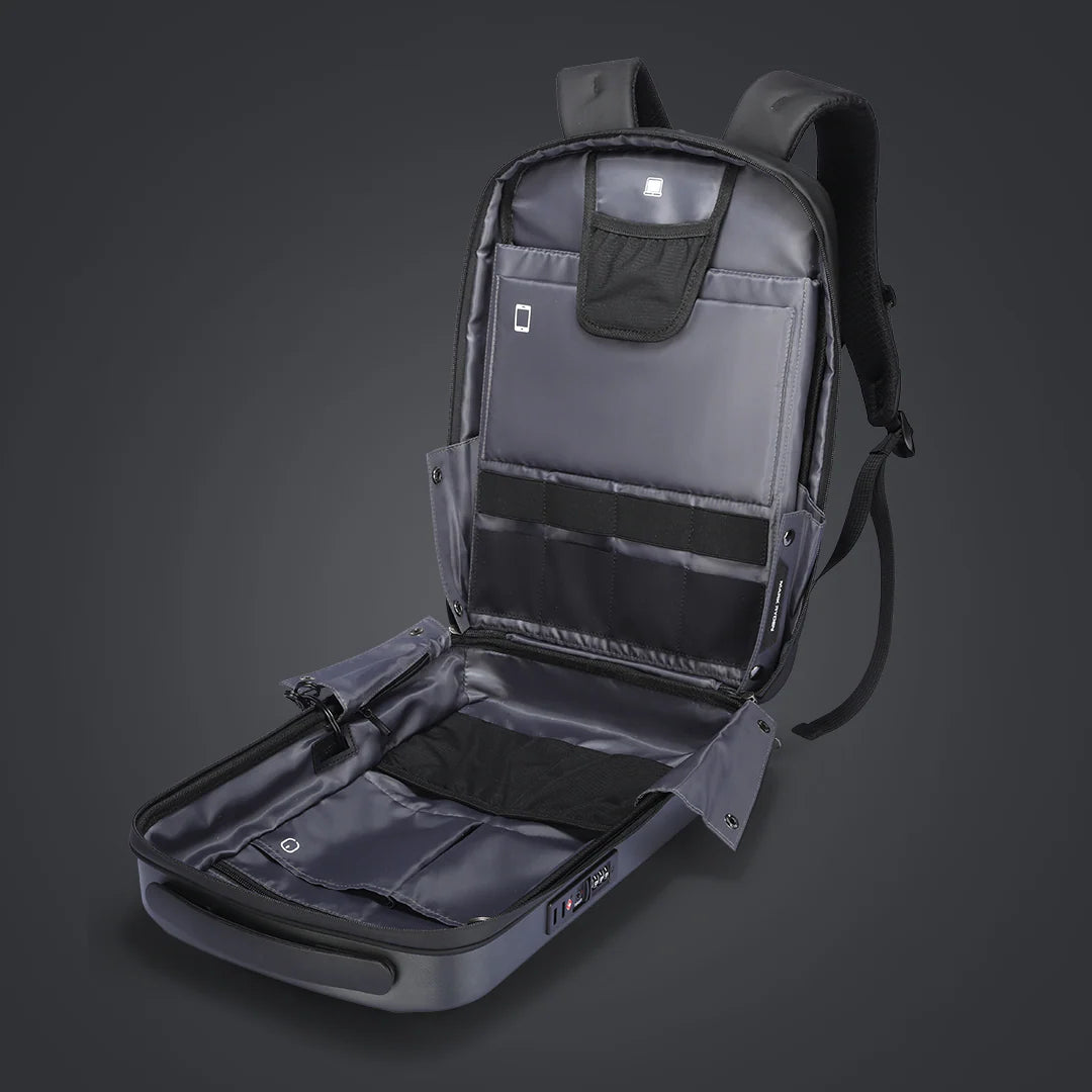 The Ratio Arc: Kickstarter Özel Sert Kasa Suya Dayanıklı Laptop Sırt Çantası