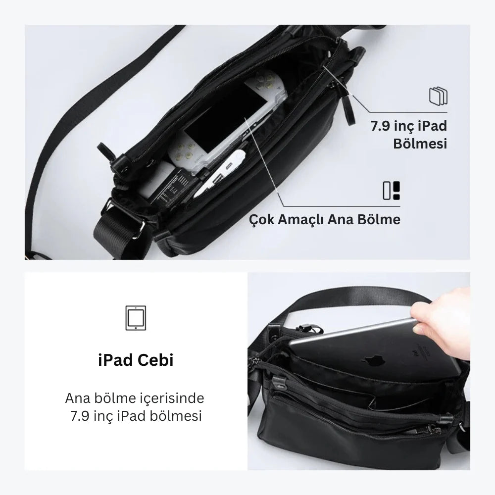 Urbanite X: Seyahat Omuz Çantası Şehirde Şık Kullanım