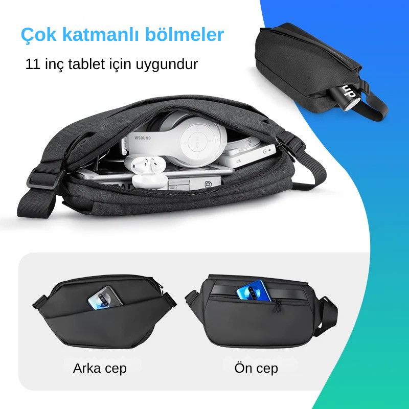 Fingon II: Suya Dayanıklı Yüksek Kapasiteli Şehir İçi Günlük Omuz Çantası