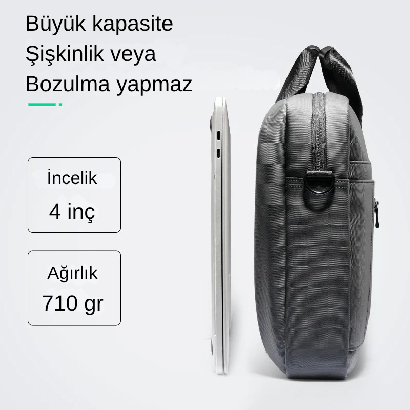 Classic V: Şehir Yolculukları İçin Ultra Hafif Suya Dayanıklı Evrak Çantası