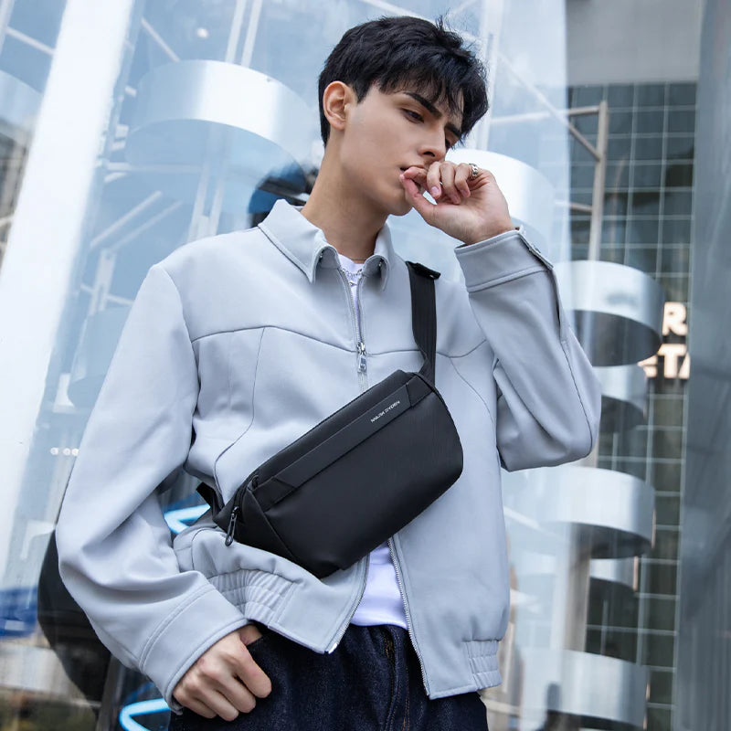 EasePack Sling: Günlük Seyahat Rahat Kullanım İçin Deri Çapraz Çanta