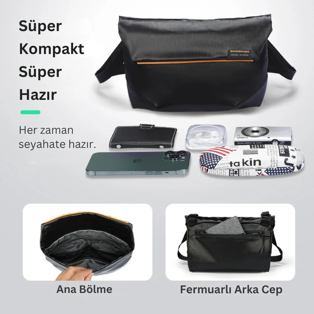 Streamline: Suya Dayanıklı Omuz Çantası Modern Günlük Kullanım İçin