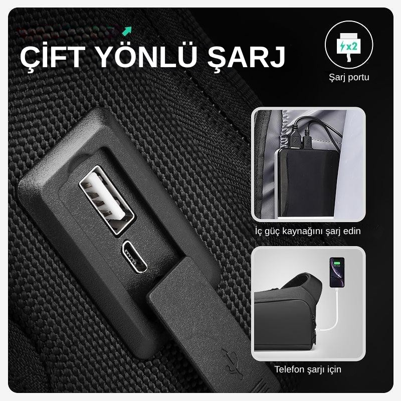 Simple Fashion: Breck Günlük Suya Dayanıklı Omuz Çantası