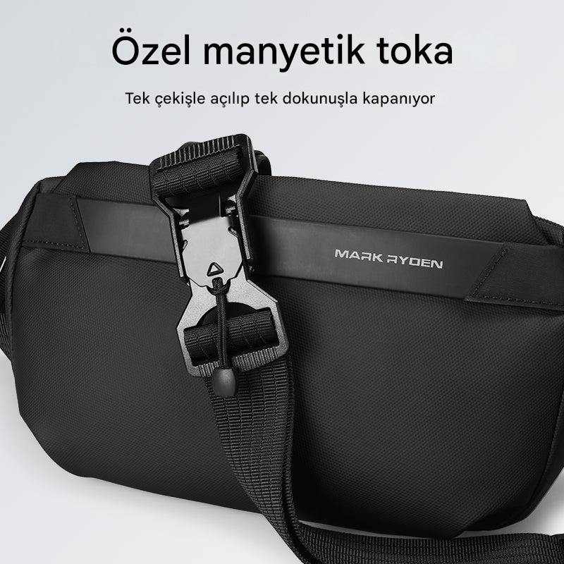 EasePack Sling: Günlük Seyahat Rahat Kullanım İçin Deri Çapraz Çanta