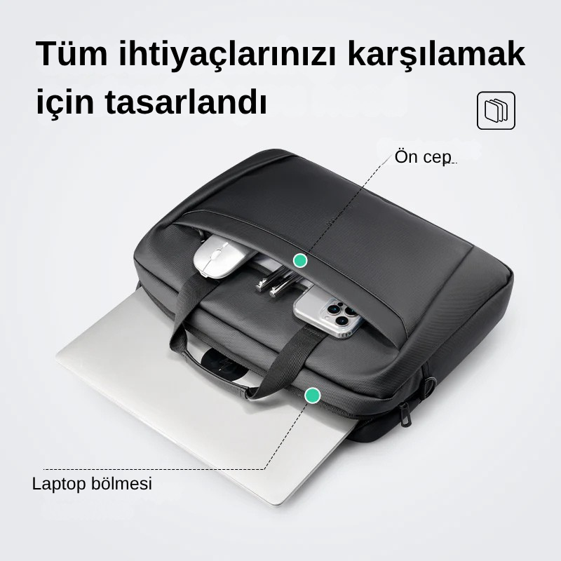 Classic V: Şehir Yolculukları İçin Ultra Hafif Suya Dayanıklı Evrak Çantası