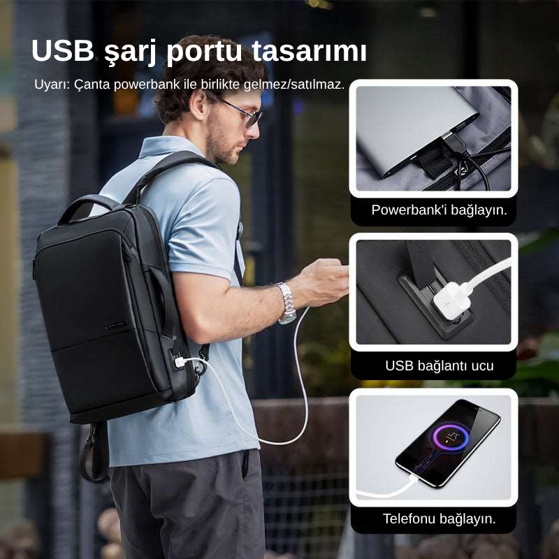 Squero III: Çok Yönlü Günlük Sırt Çantası Kapasitesi Geliştirilmiş Model