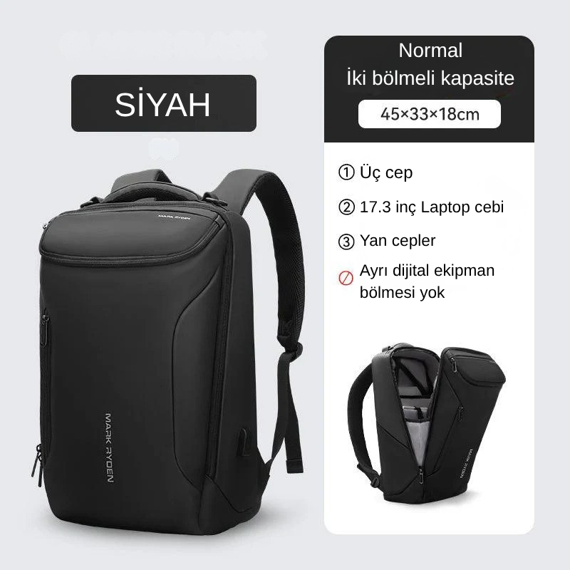 Compacto Pro: En Çok Satan Futuristik Tasarımlı Büyük Kapasiteli Günlük Sırt Çantası