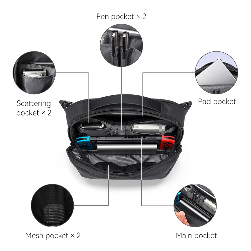 AquaLite: Modern Günlük Kullanım İçin Su Geçirmez Sling Çanta