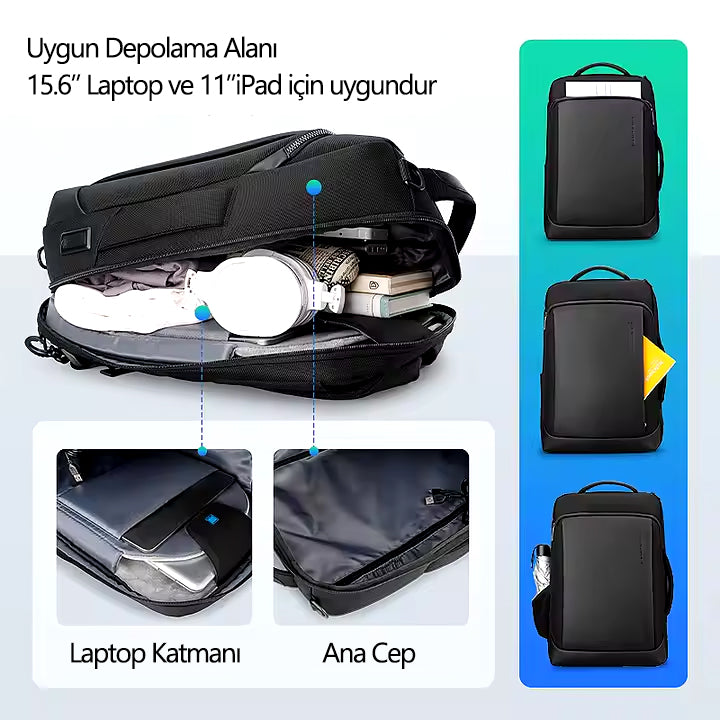 Detachable: Hafif Trend İş Sırt Çantası