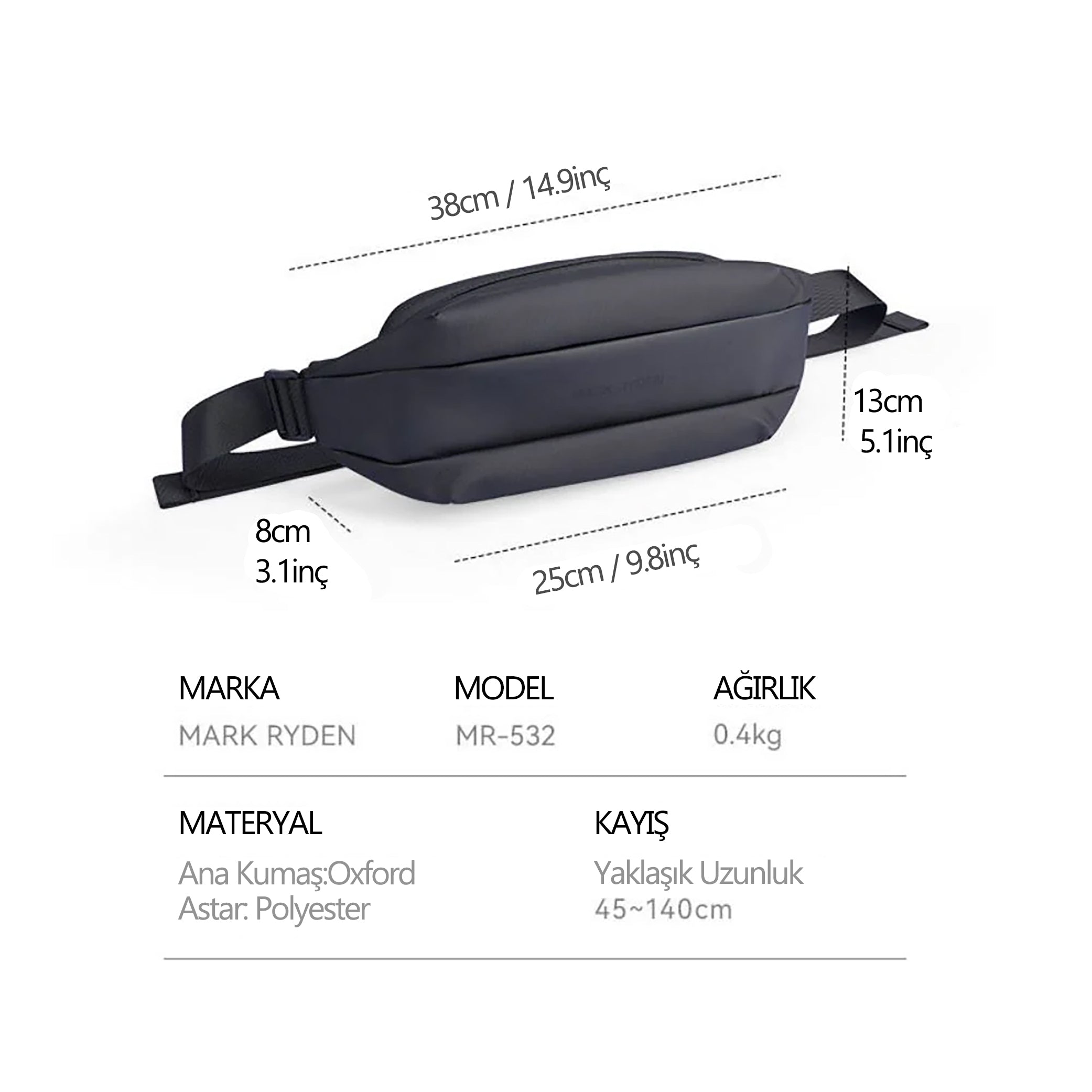 EasyGlide: Hafif Seyahat İçin Çapraz Çanta