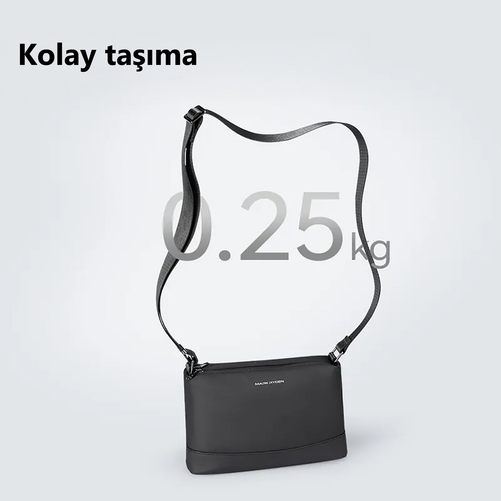 Easypose: 0.25kg Hafif Su Geçirmez Çapraz Çanta Günlük Kullanım İçin