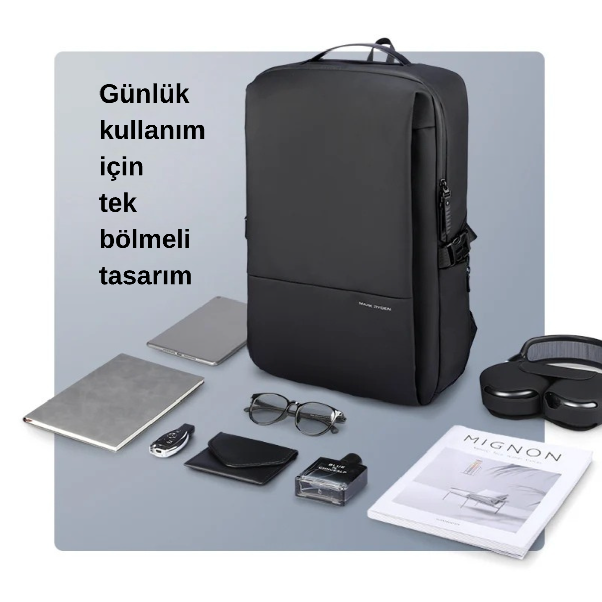 Super Light: Çok Bölmeli Suya Dayanıklı Laptop Sırt Çantası