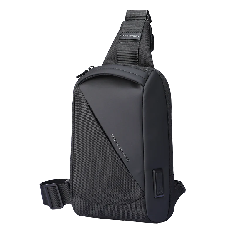 ChargeSling: USB Şarj Portlu RFID Korumalı Göğüs Çantası