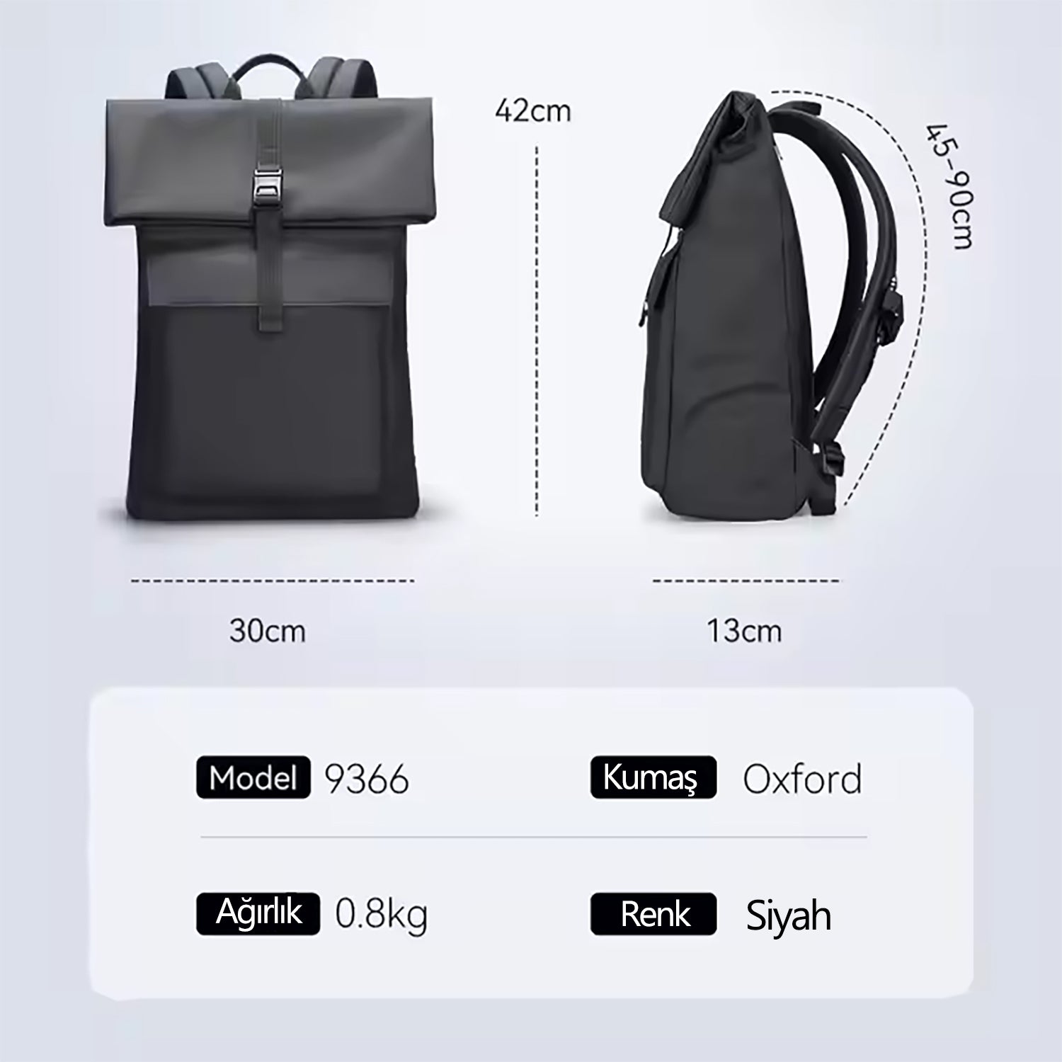 Minimalism I: Çok Yönlü Kapasiteli Günlük Sırt Çantası