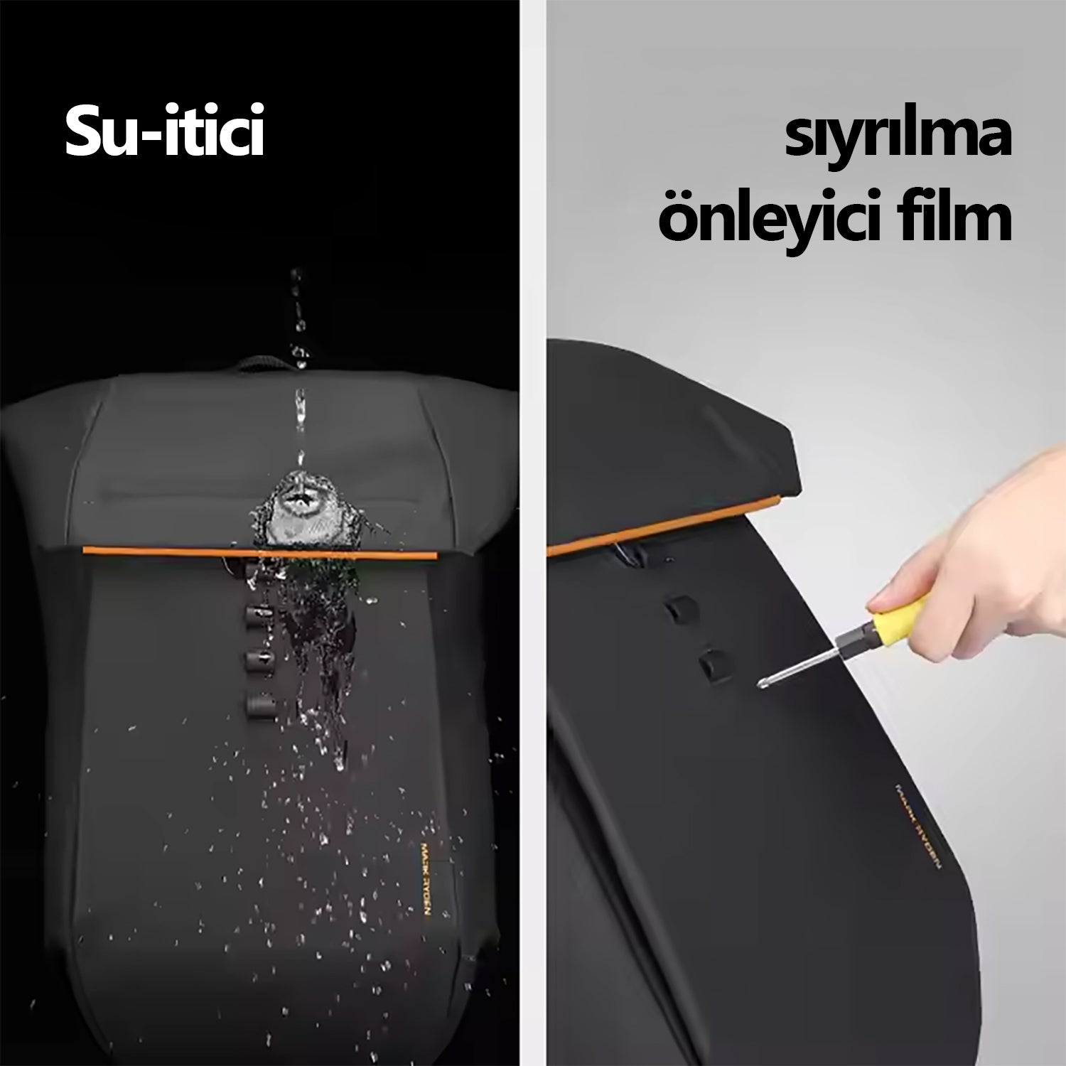 Unique Design: 180° Açılır Yüksek Kapasiteli Çok Fonksiyonlu Sırt Çantası 28L