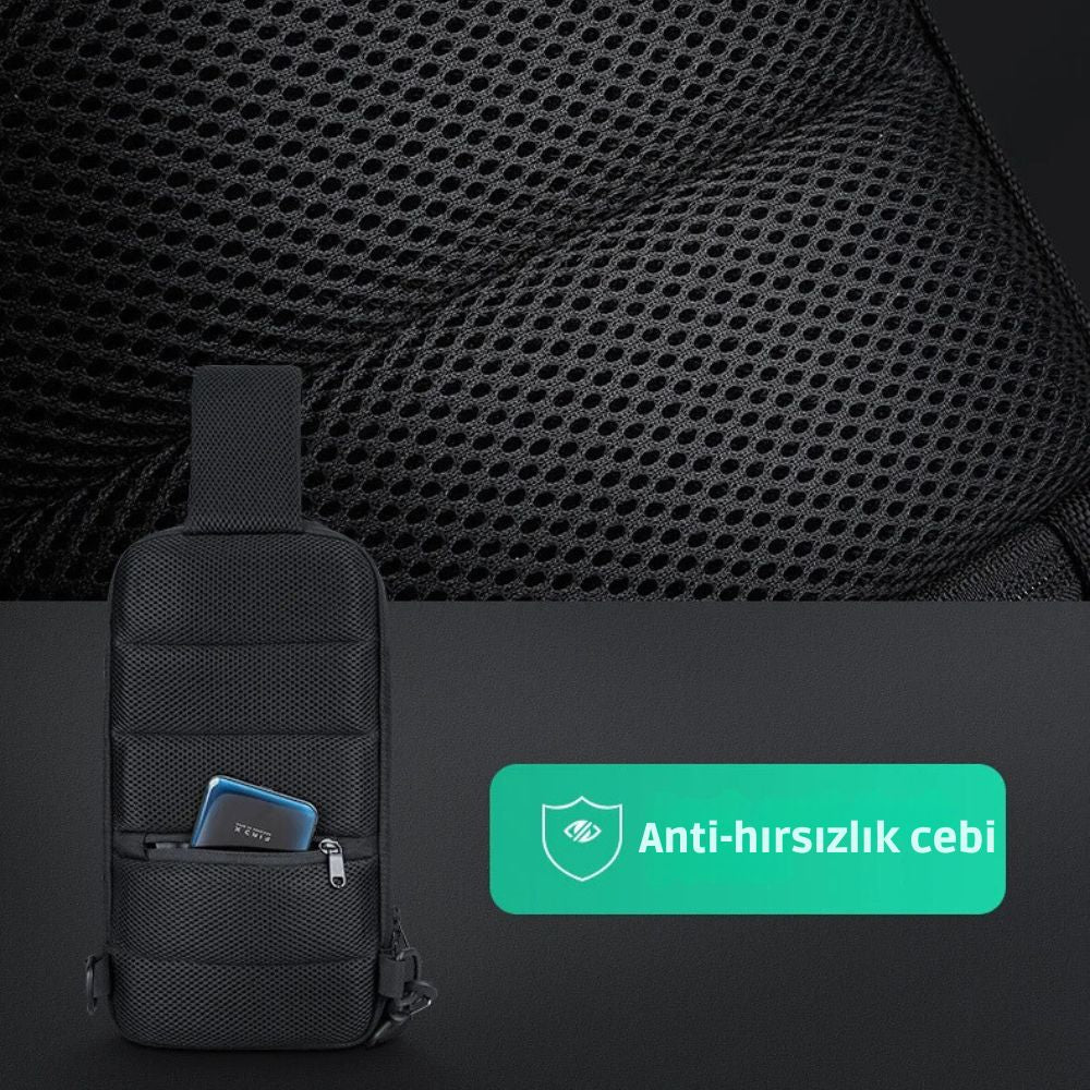 Odyssey Mini: İş ve Günlük Anti Hırsızlık Kilitli Suya Dayanıklı Çapraz Çanta